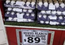 El huevo cada día más caro; ya está a 89 pesos