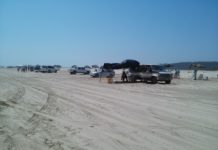 Continúa operativo de seguridad en playa Tesoro