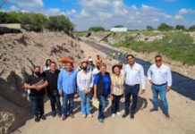 Supervisó Carlos Peña Ortiz revestimiento del dren El Anhelo en Jarachina