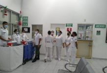 Poca afluencia en la vacunación de más de 18 años en el Hospital Militar de Tampico