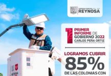 Con más de 84 MDP el Gobierno de Carlos Peña Ortiz ilumina el 85% de colonias