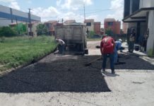Aplica municipio 156 toneladas de asfalto en trabajos de bacheo en la ciudad