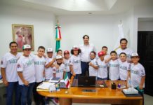 Recibió Carlos Peña Ortiz a peloteritos representantes de Reynosa en Puerto Rico