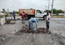 Realiza COMAPA limpieza de drenajes pluviales