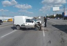 Accidente vial deja daños, un lesionado, y caos vehicular