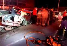 Chocan unidades en la Ribereña y deja personas lesionadas