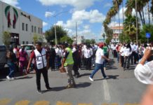 Organizan simulacro de incendio en presidencia municipal en memoria del 9-19