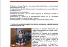 Ellos son los integrantes del gabinete de Américo