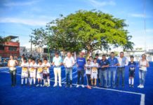 Inaugura Chucho Nader Moderna Cancha Sintética en el Parque Méndez