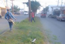 Prioriza Municipio de Reynosa limpieza de bulevares
