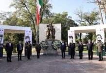 Participa Gobernador Francisco Cabeza de Vaca en el 175 Aniversario de la Gesta Heroica de Chapultepec