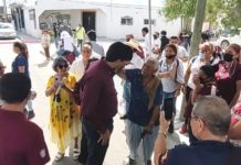 Vecinos de la Cañada bendicen al alcalde Carlos Peña