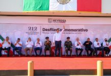 Presidió el Alcalde Carlos Peña Ortiz Desfile Conmemorativo del 212 Aniversario de la Independencia de México