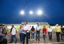Felicita Carlos Peña Ortiz a Guerreros FC Reynosa por su triunfo en la cancha