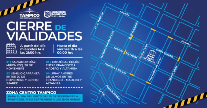 cierre vialidades