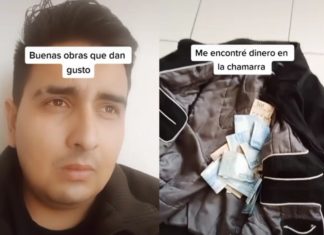 Joven encuentra miles de pesos en chamarra que compró en tianguis y los devuelve