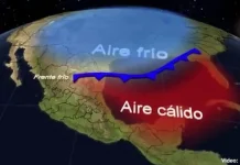 Llegará primer frente frío el próximo domingo