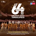 Celebra Conjunto típico tamaulipeco 64 años con presentación de Gala