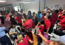 Maestros levantan plantón en gobierno pero ahora toman la SET