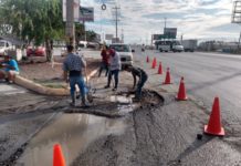 Reparó COMAPA fugas de agua potable en atención a reportes