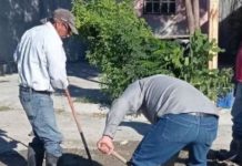 Reparó COMAPA fuga de agua en San Valentín
