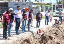 Supervisó Alcalde rehabilitación de drenaje en colonia Electricistas