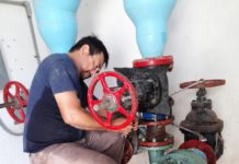 Aplica COMAPA mantenimiento a rebombeo Rincón de las Flores