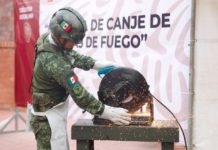 Inicia la campaña de canje de armas por dinero y domésticos