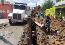 Avanza COMAPA 80% en obra sanitaria de la Almaguer
