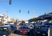 Accidente vial deja daños y caos vehicular en carretera Río Bravo a Reynosa