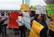 Denuncian presuntos trabajadores a alcalde de Ciudad Victoria en evento de AMLO