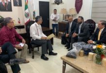 Inversionistas de la India presentan proyectos de expansión al Gobernador.
