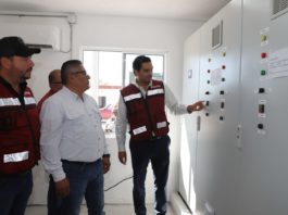Inauguró Carlos Peña Ortiz Estacion de Bombeo de Agua Potable de COMAPA