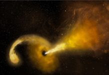 Descubren un agujero negro “eructando” una estrella que devoró hace años