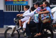 Van a multar por familias enteras que circulen en moto