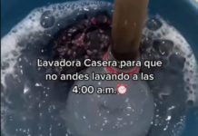 Joven crea lavadora barata y casera usando una botella; aquí el tutorial