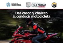 Recomienda Gobierno de Reynosa usar protección al conducir motocicletas