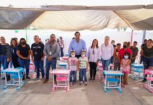 Entrega Alcalde Carlos Peña Ortiz mobiliario para niños de CAIC