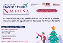 Invita DIF Reynosa a Concurso de Poesía y Oratoria Navideña