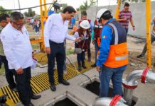 Confirma Carlos Peña Ortiz avance en rehabilitación de Cárcamo 36