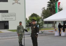Adell Mendoza asume comandancia del XIX Regimiento