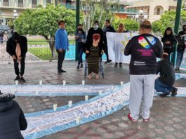 Encienden lazo trans en memoria de las que han sido asesinadas en Tamaulipas