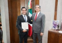 Designa el gobernador al representante del gobierno de Tamaulipas en CdMx