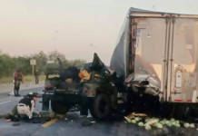 Fiscalía culpa a chofer de tráiler por homicidio de los siete militares