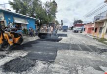 Rehabilitaron vialidades en Reynosa con 1,900 toneladas de asfalto