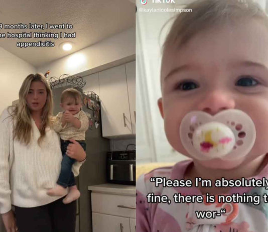 Joven va al médico pensando que tenía apendicitis y regresa a casa con un bebé