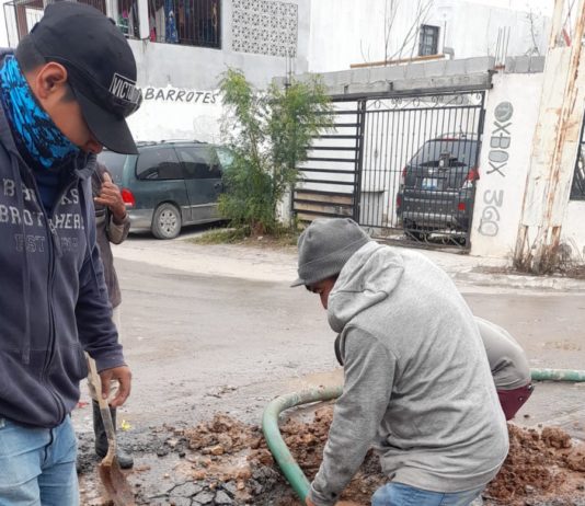 Reparó COMAPA fuga de agua en col. Las Palmas