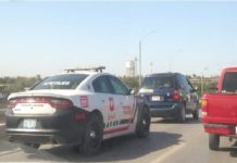 Accidente vial deja daños materiales sobre carretera Río Bravo-Reynosa