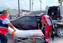 Accidente vial deja una persona lesionada y daños materiales