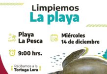 Invita gobierno de Tamaulipas a participar en jornada de limpieza en playa La Pesca